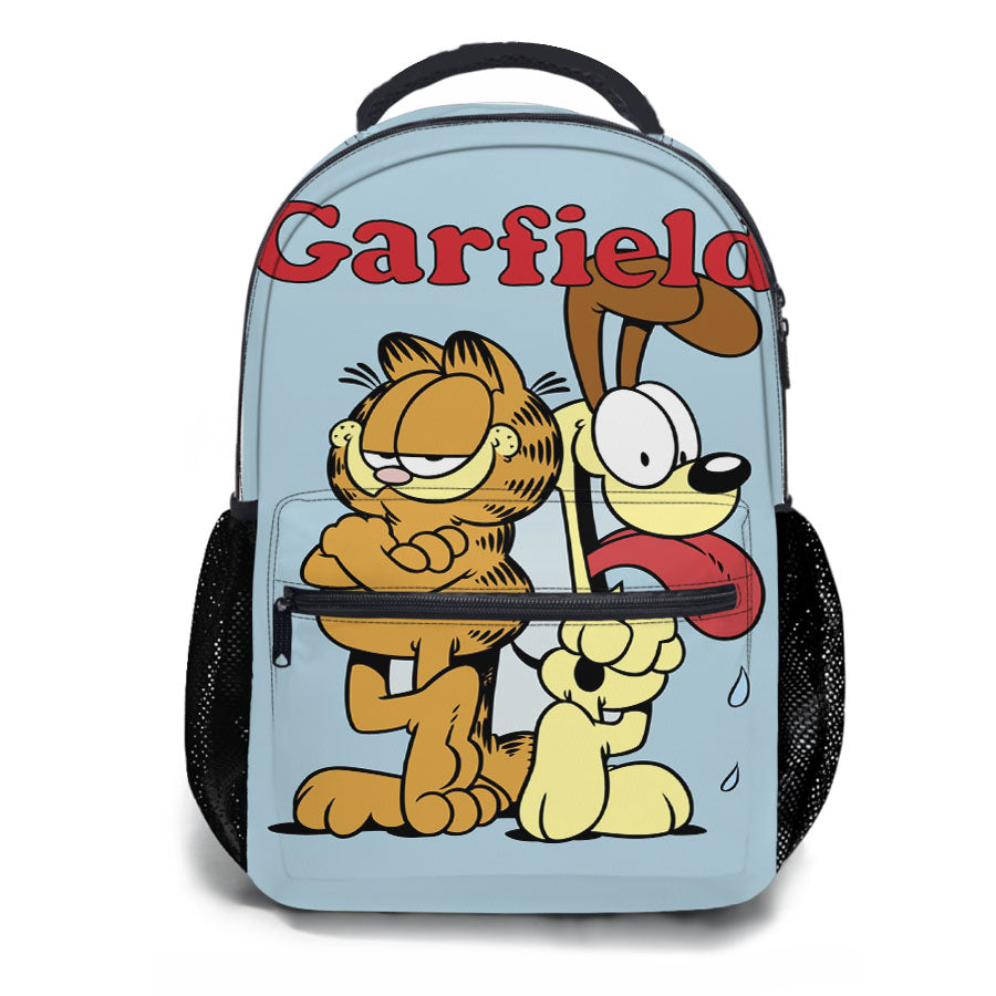 Garfield And Dog School Backpacks
