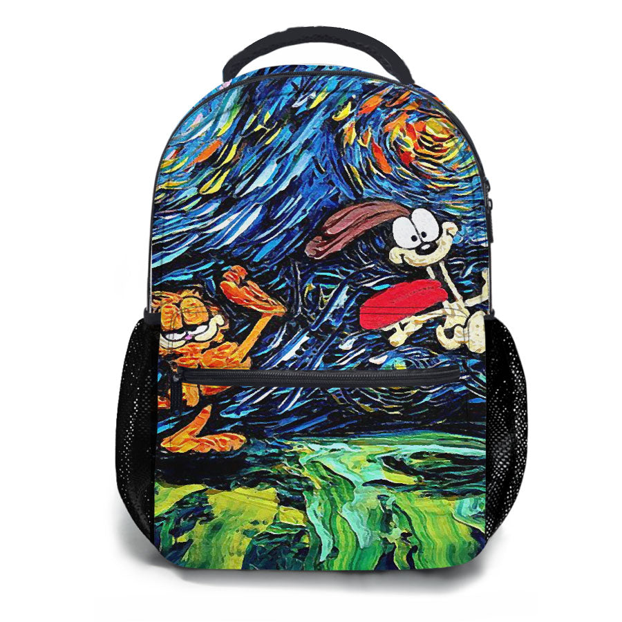 Garfield Starry Night School Backpacks