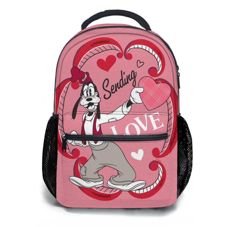 Goofy Sending Love School Backpacks