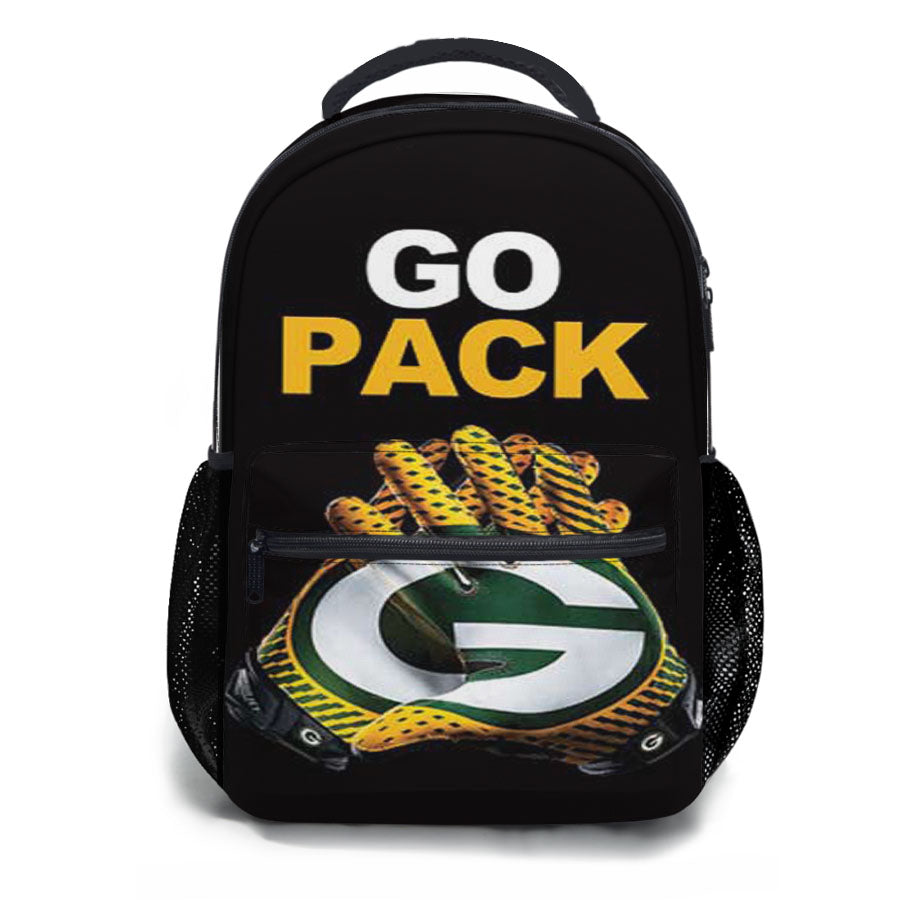 Green Bay Packers Go Pack School Backpacks