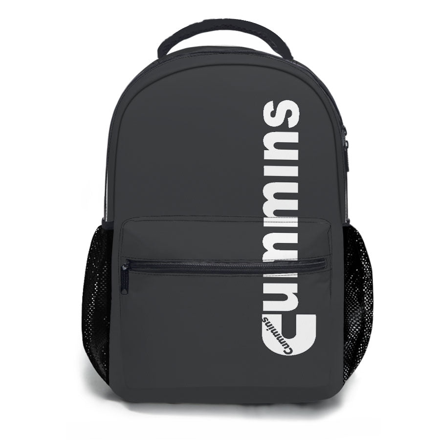 Grey Cummins Diesel Logo School Backpacks