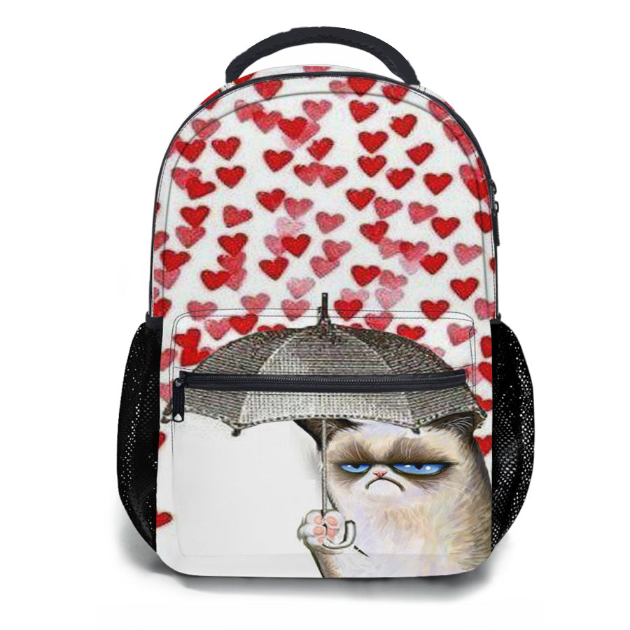 Grumpy Cat Umbrella School Backpacks