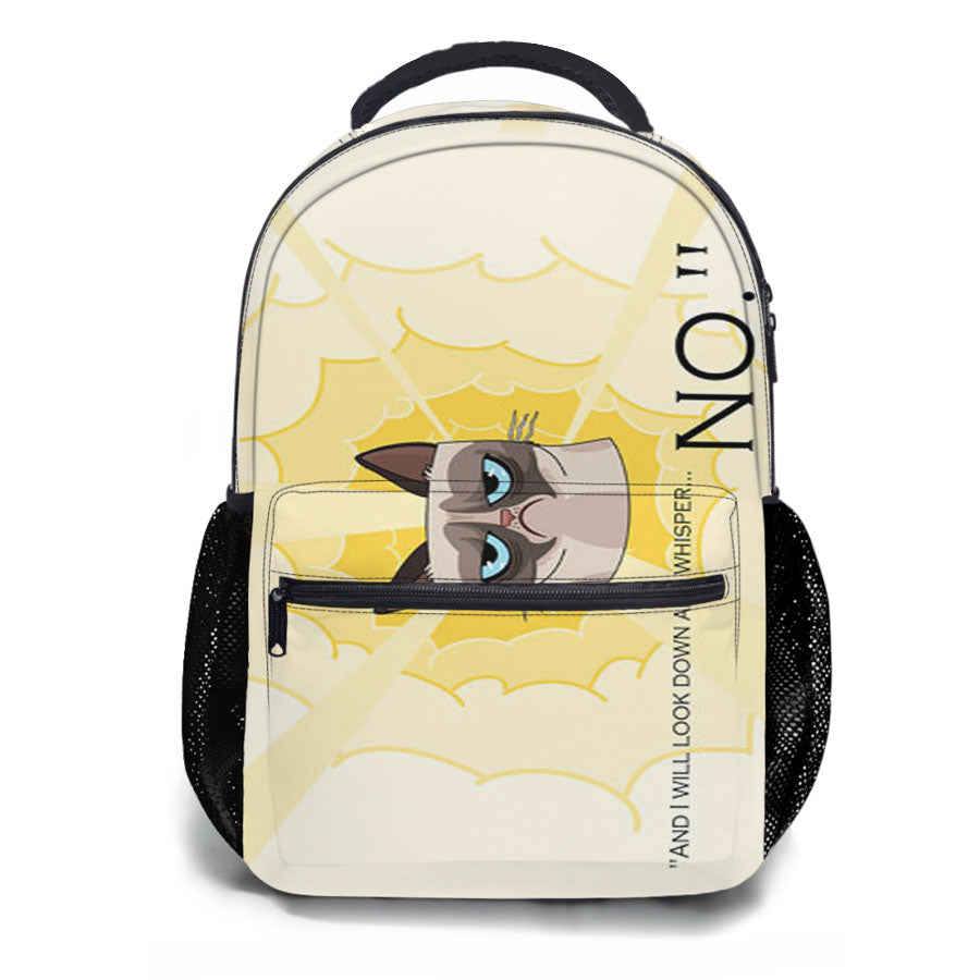 Grumpy Cat Whisper No School Backpacks