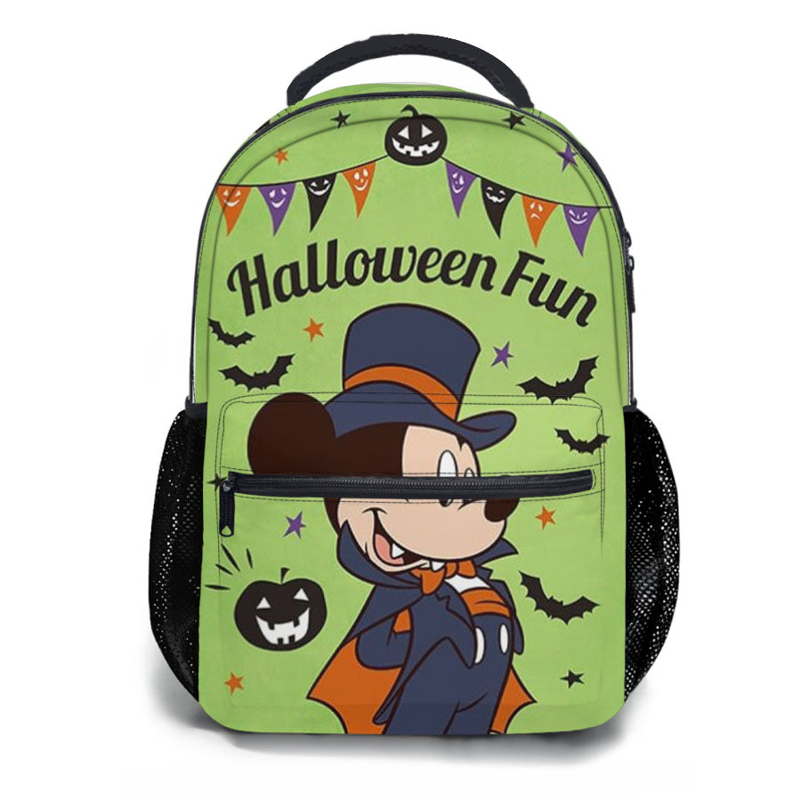 Halloween Fun Vampire Mickey Mouse School Backpacks
