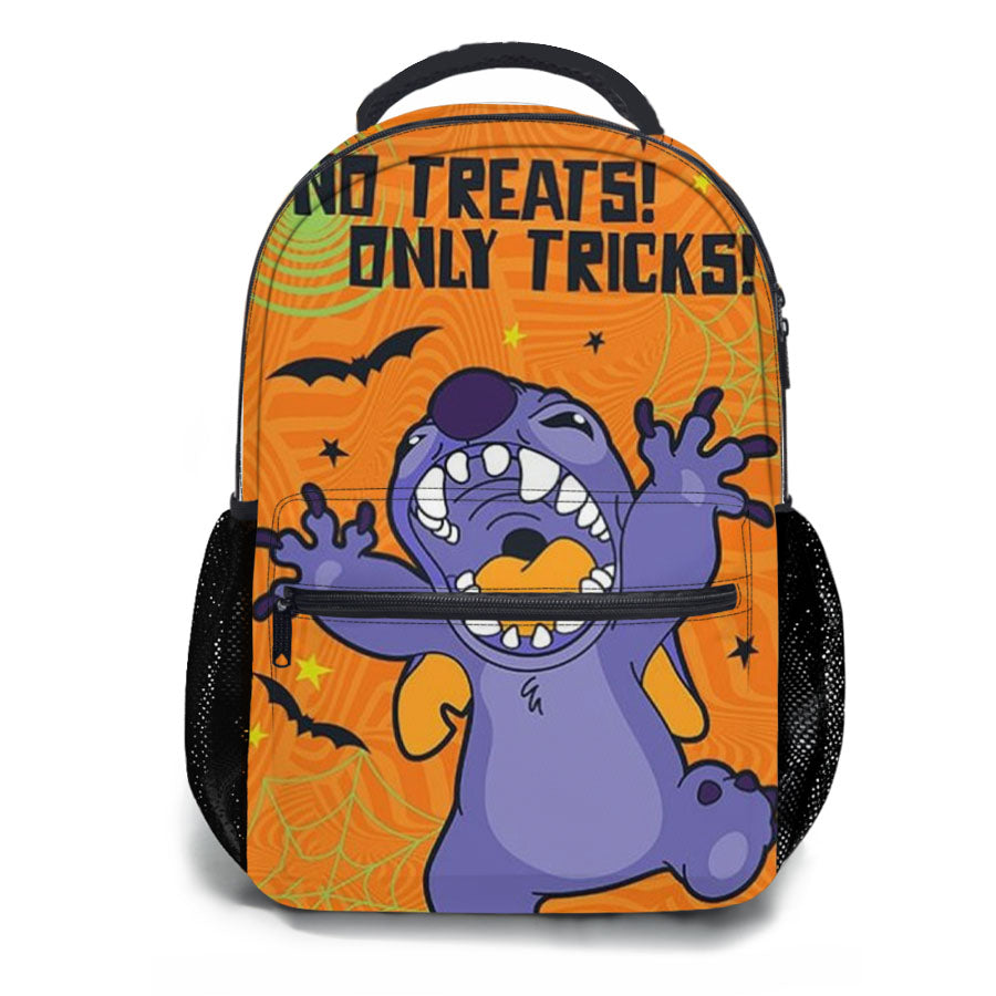 Halloween Mischief Stitch School Backpacks