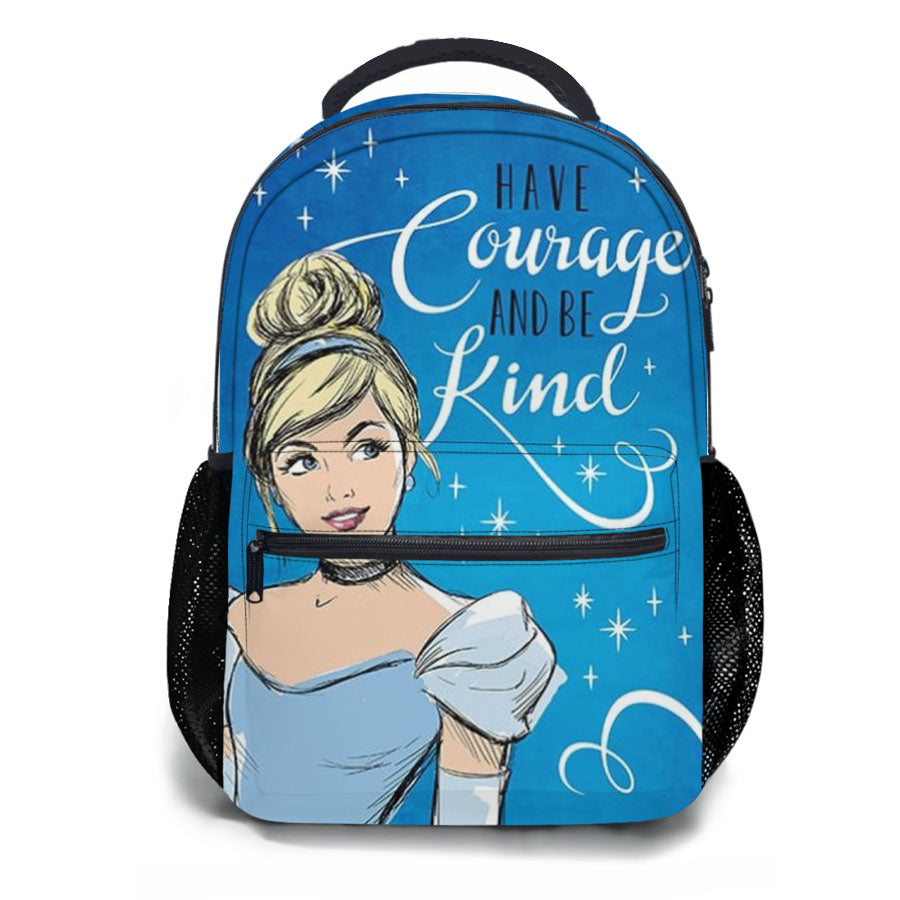 Have Courage And Be Kind Cinderella School Backpacks