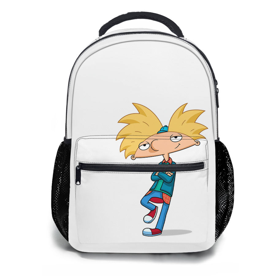 Hey Arnold Characters Design School Backpacks