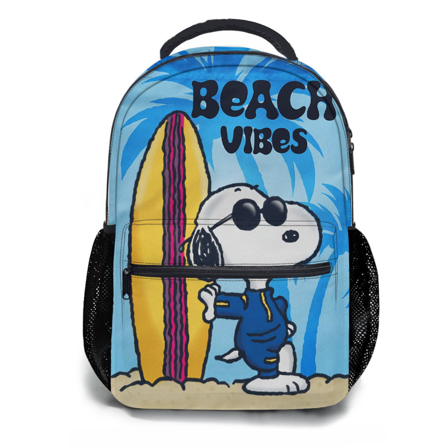 Home Peanuts Summer Beachhouse School Backpacks