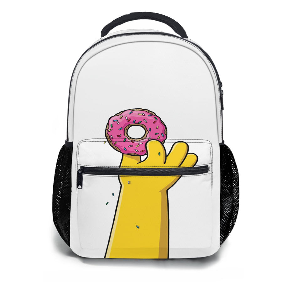 Homer Simpson Donuts School Backpacks