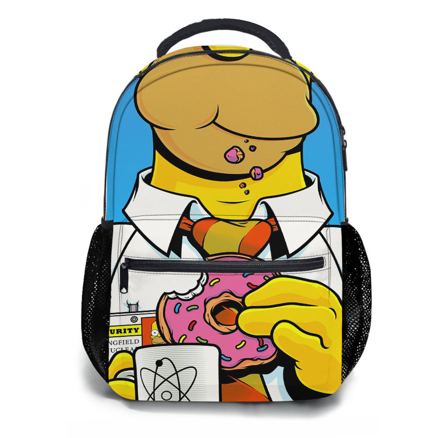 Homer Simpson Pop Art School Backpacks