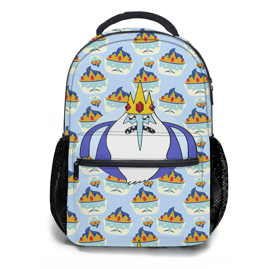 Ice King Cake Pattern School Backpacks