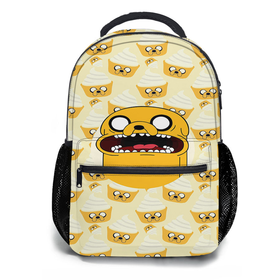 Jake Cake Pattern School Backpacks