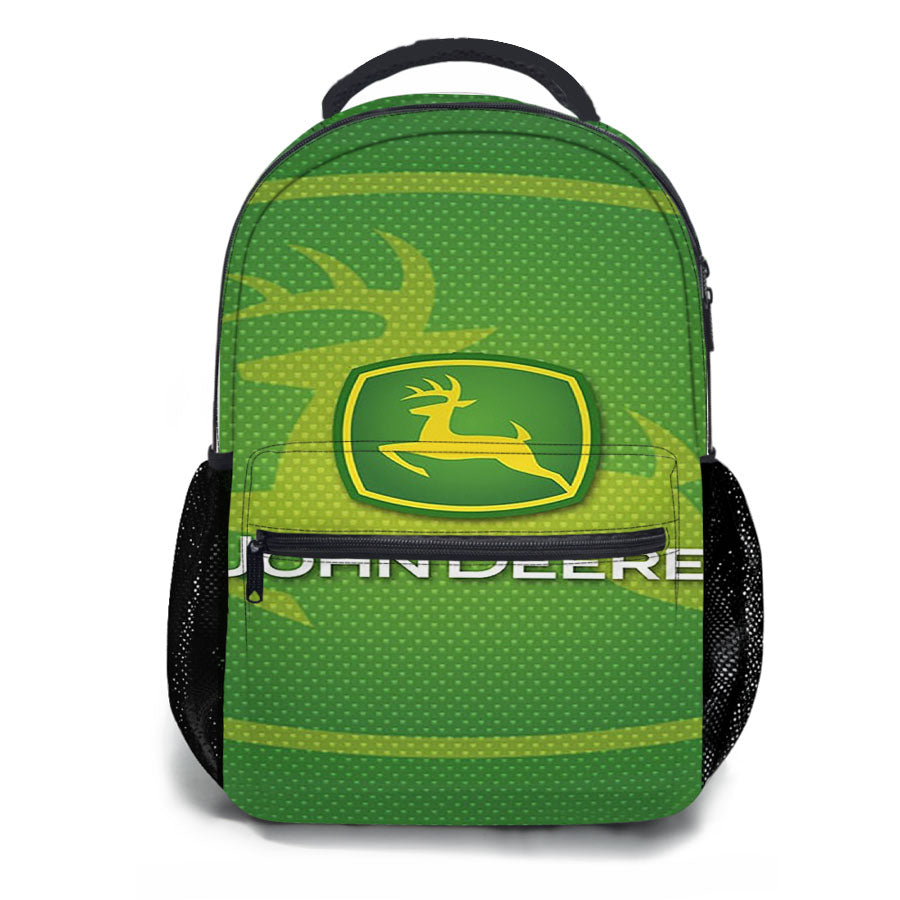 John Deere Green Symbol School Backpacks