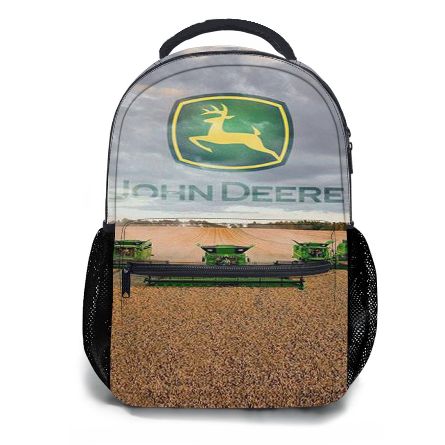 John Deere Logo 36 School Backpacks