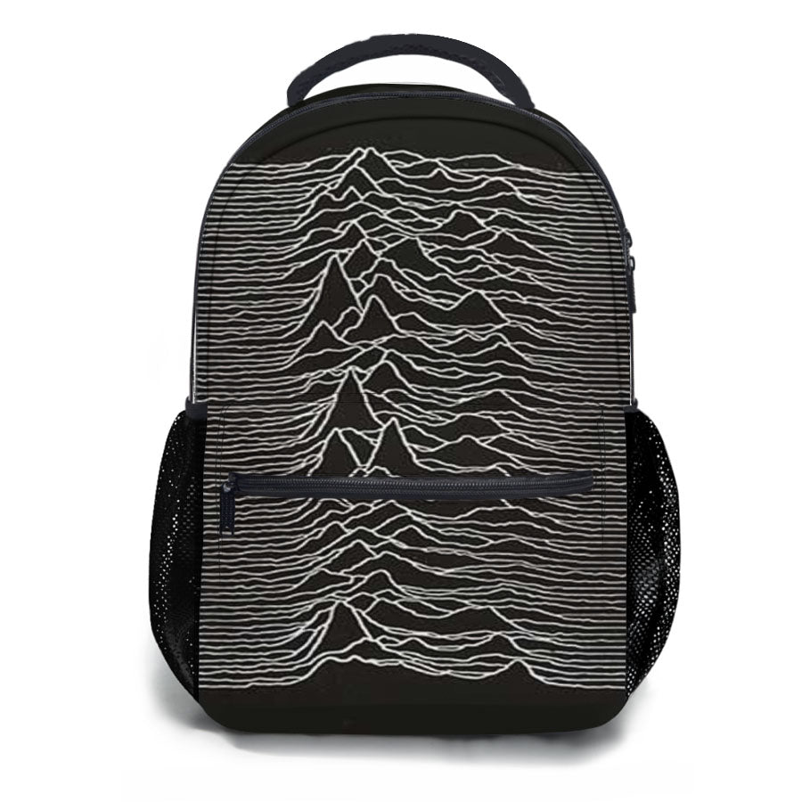Joy Division Unknown Pleasures School Backpacks
