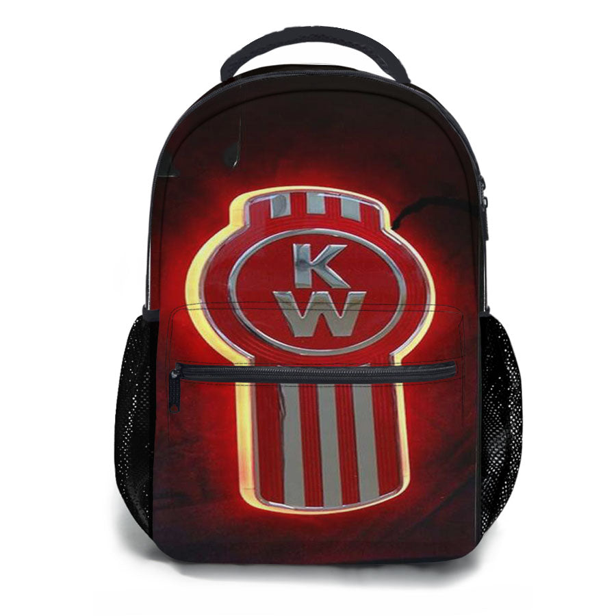 Kenworth Truck Glow Logo School Backpacks
