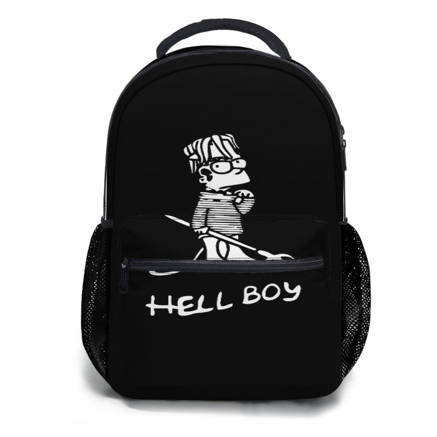 Lil Peep Hell Boy Bart School Backpacks