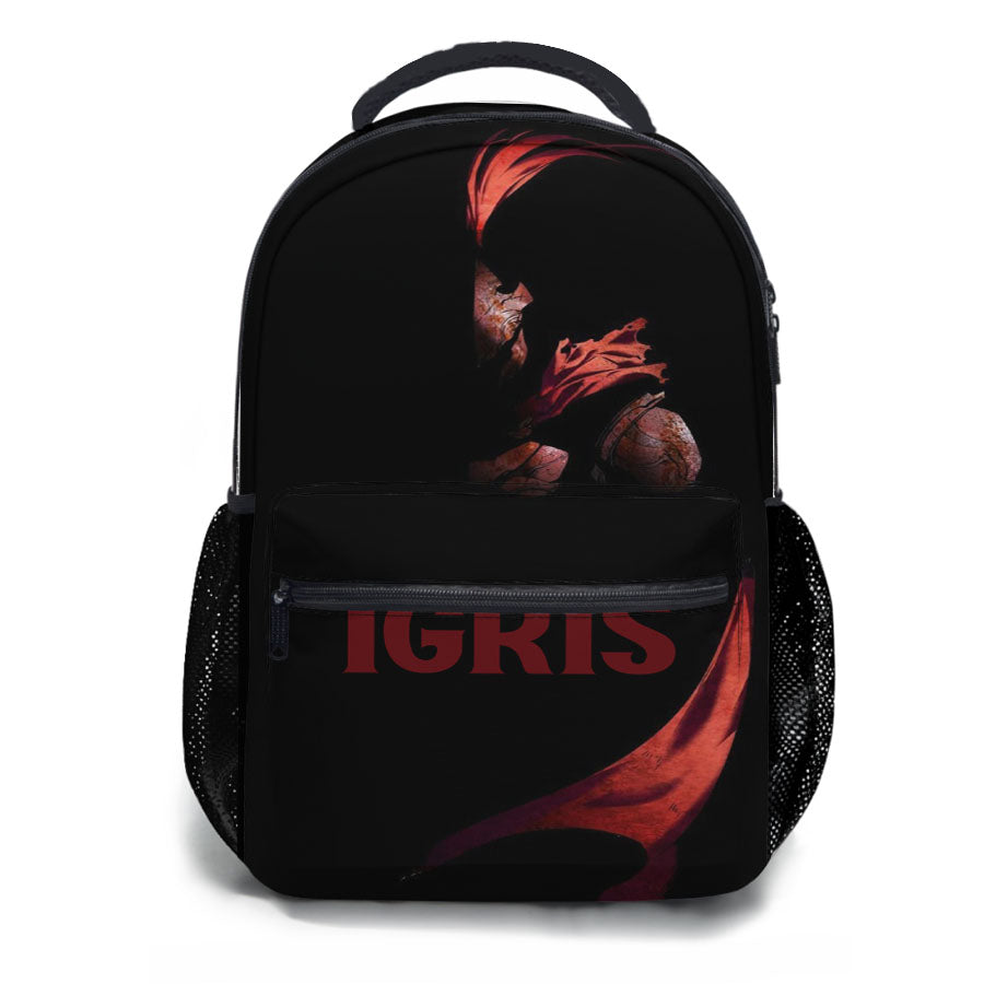 Manhwa Solo Leveling Red Igris School Backpacks