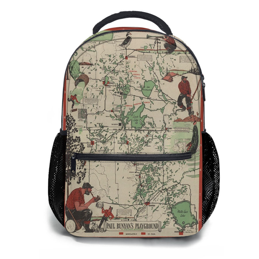 Map Of Minnesota From 1936 School Backpacks