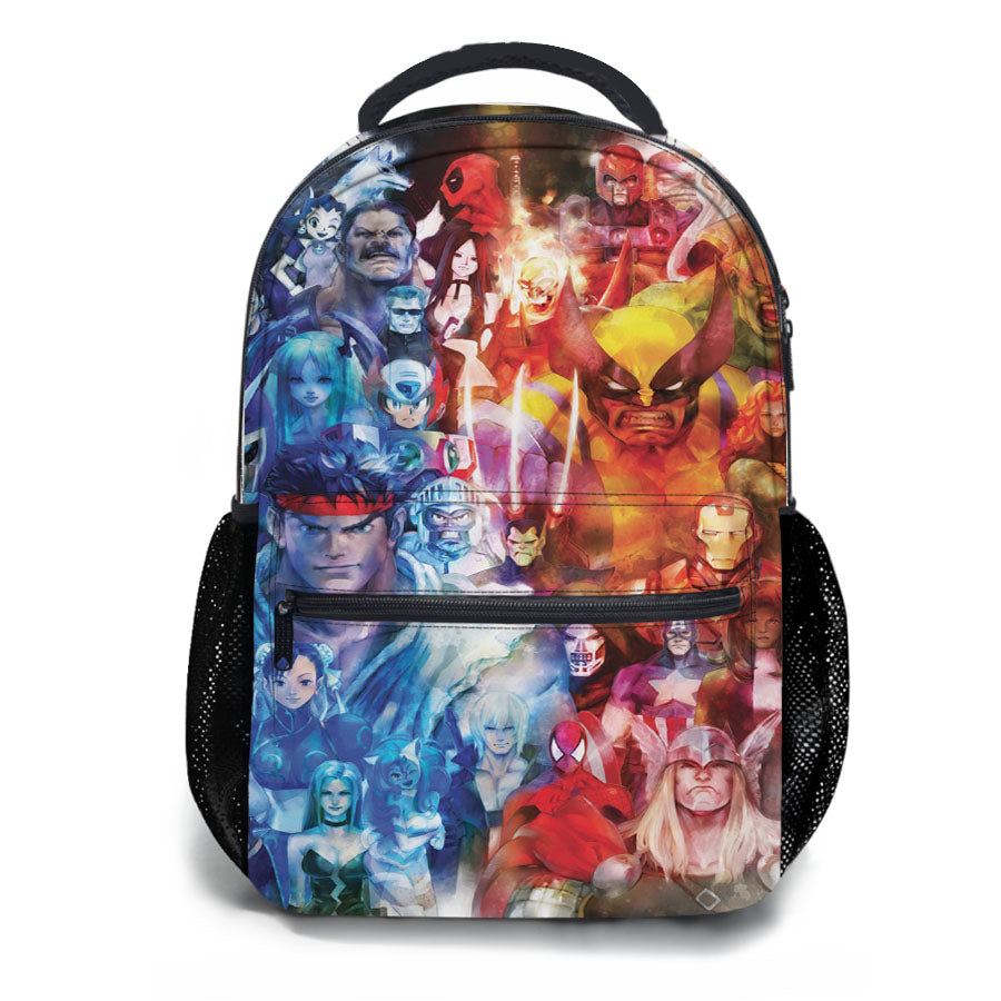 Marvel Vs Capcom School Backpacks