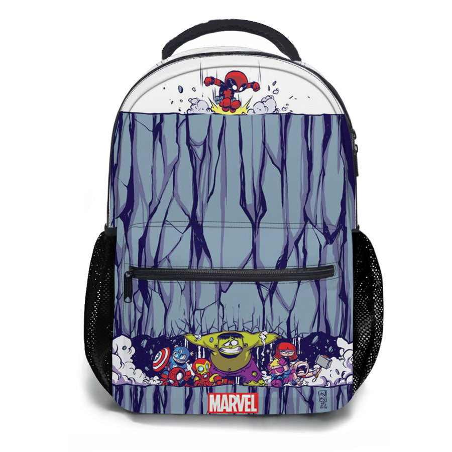 Marvels Cartoon Angry School Backpacks