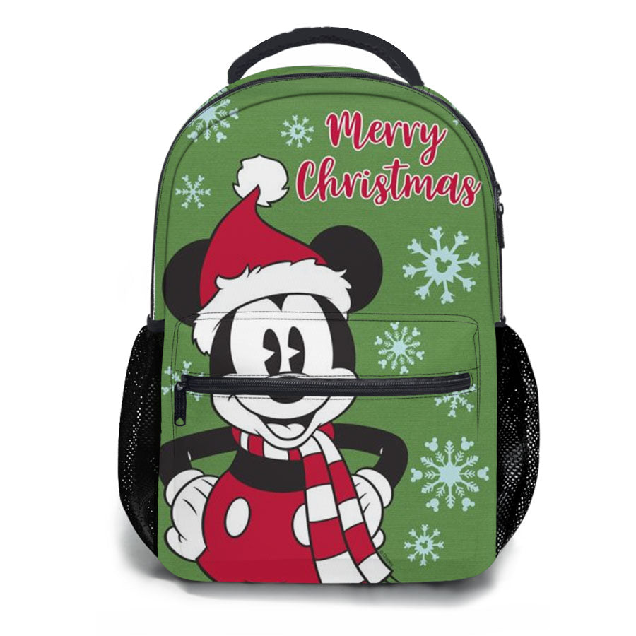 Merry Christmas Mickey School Backpacks