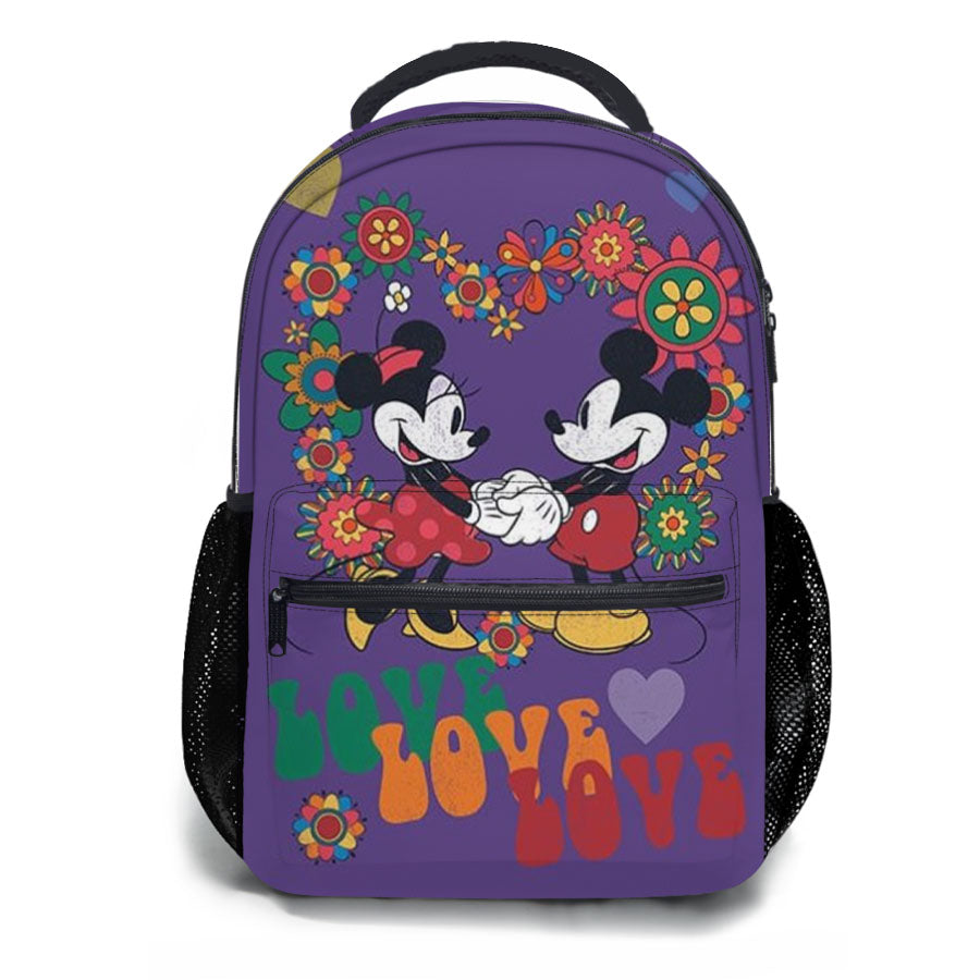 Mickey & Minnie Retro Love School Backpacks