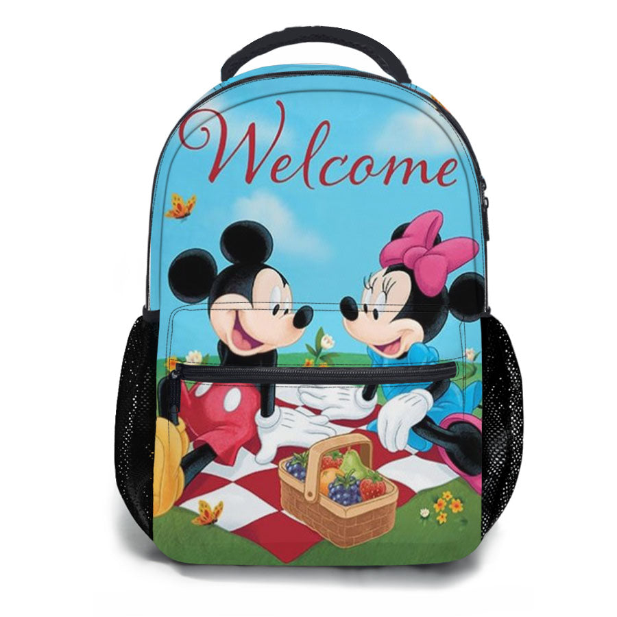 Mickey And Minnie Picnic School Backpacks