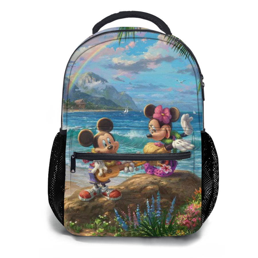 Mickey Minnie Hawaii School Backpacks