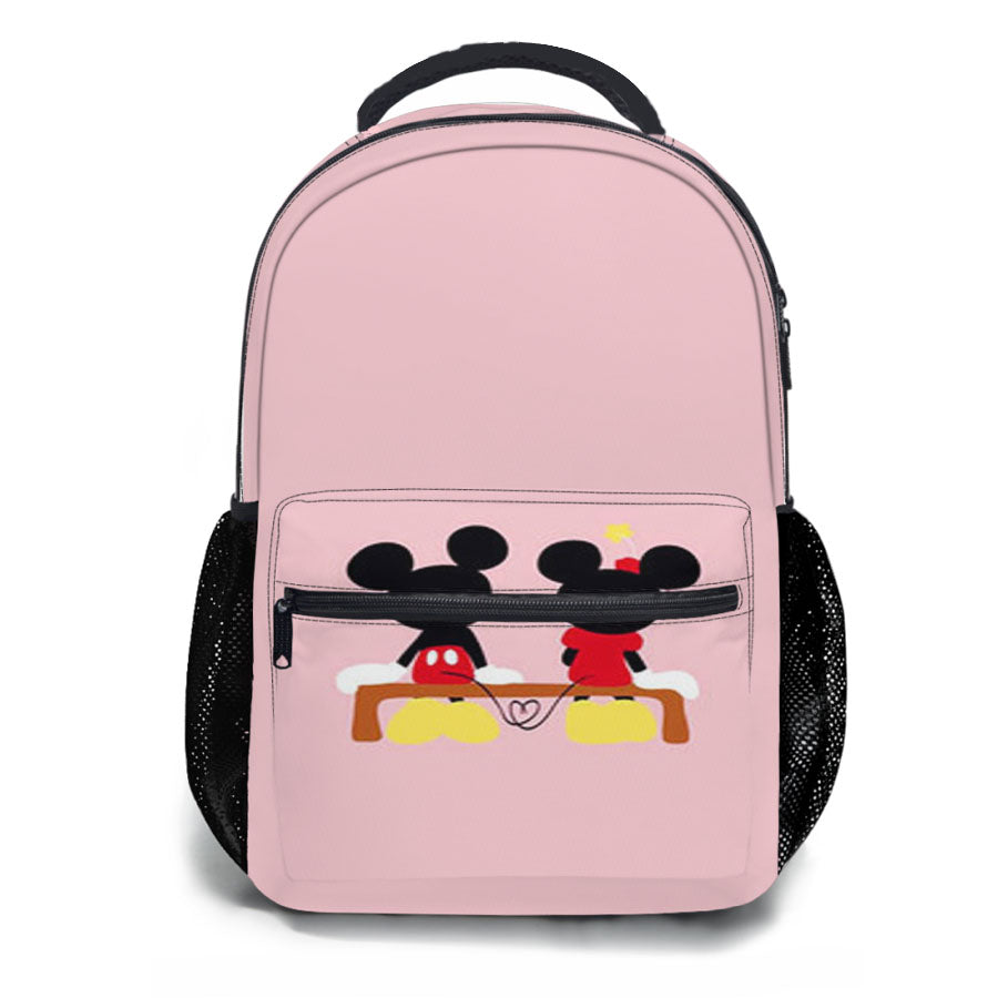 Mickey Minnie Mouse Simple School Backpacks
