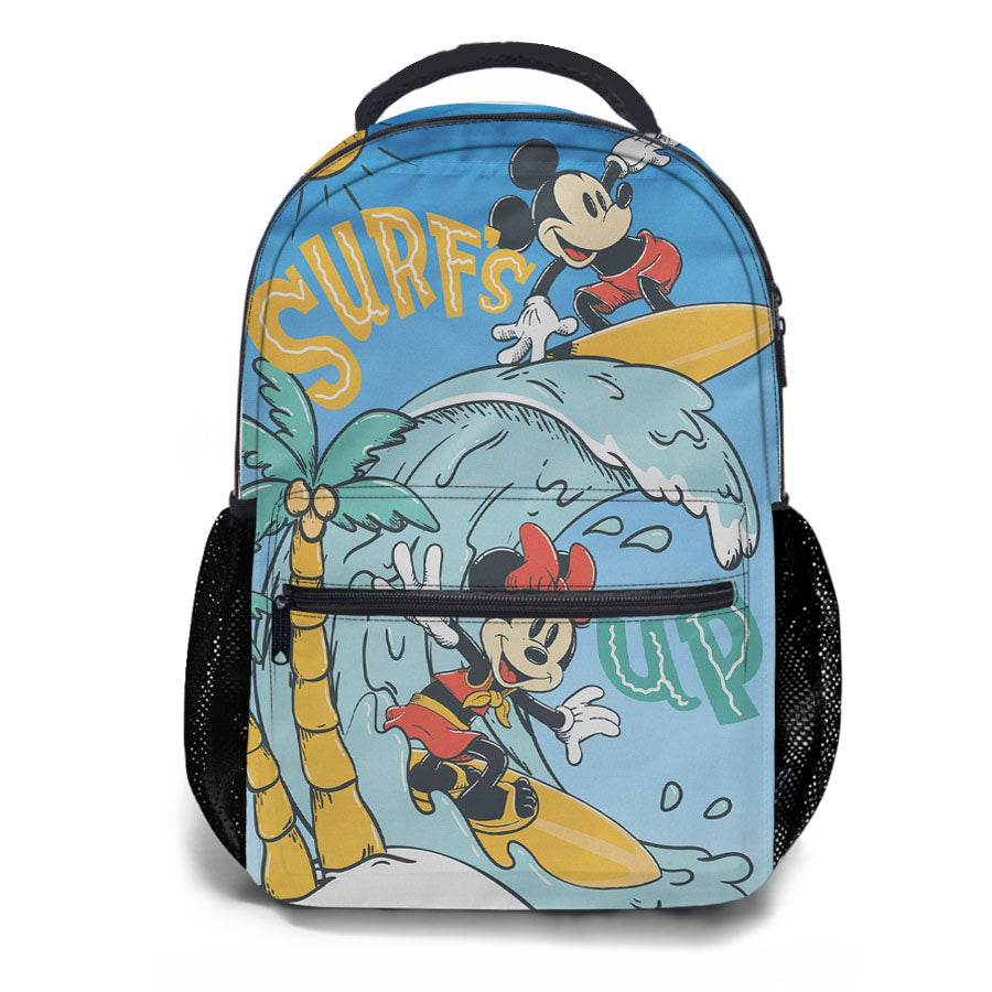 Mickey Mouse And Minnie Mouse Summer School Backpacks