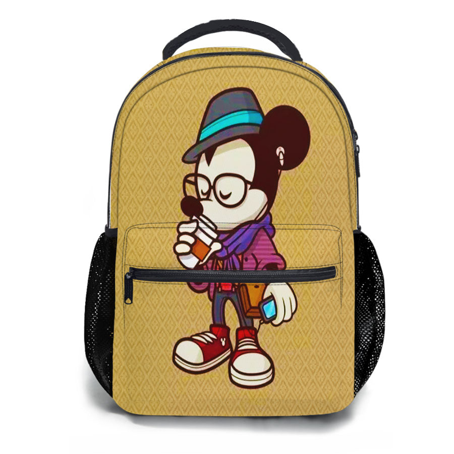 Mickey Mouse Coffee School Backpacks