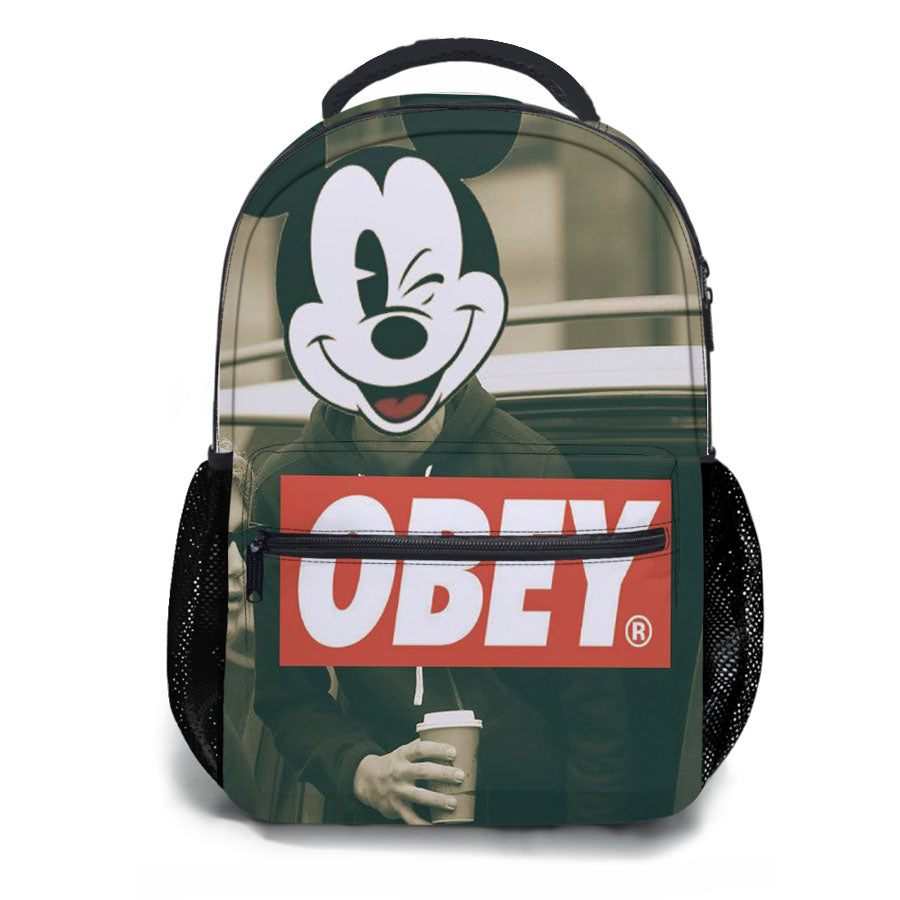 Mickey Mouse Obey School Backpacks