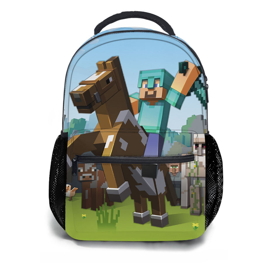 Minecraft Diamond Warrior School Backpacks