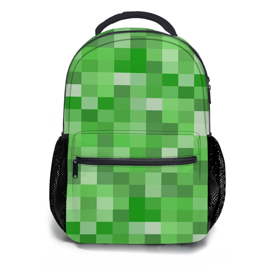 Minecraft Pattern School Backpacks