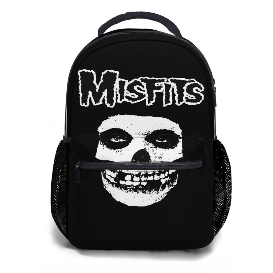 Misfits Face Bone School Backpacks