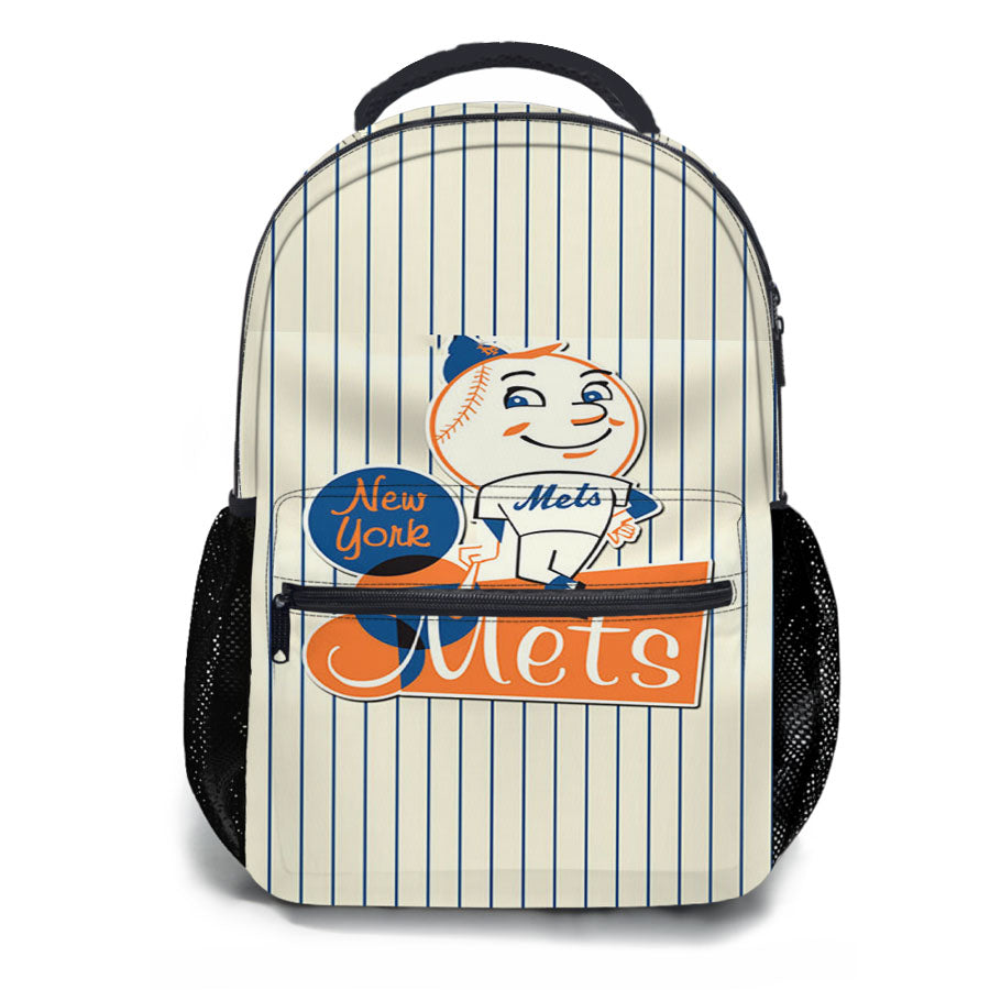 New York Mets Logo Baseball 2 School Backpacks