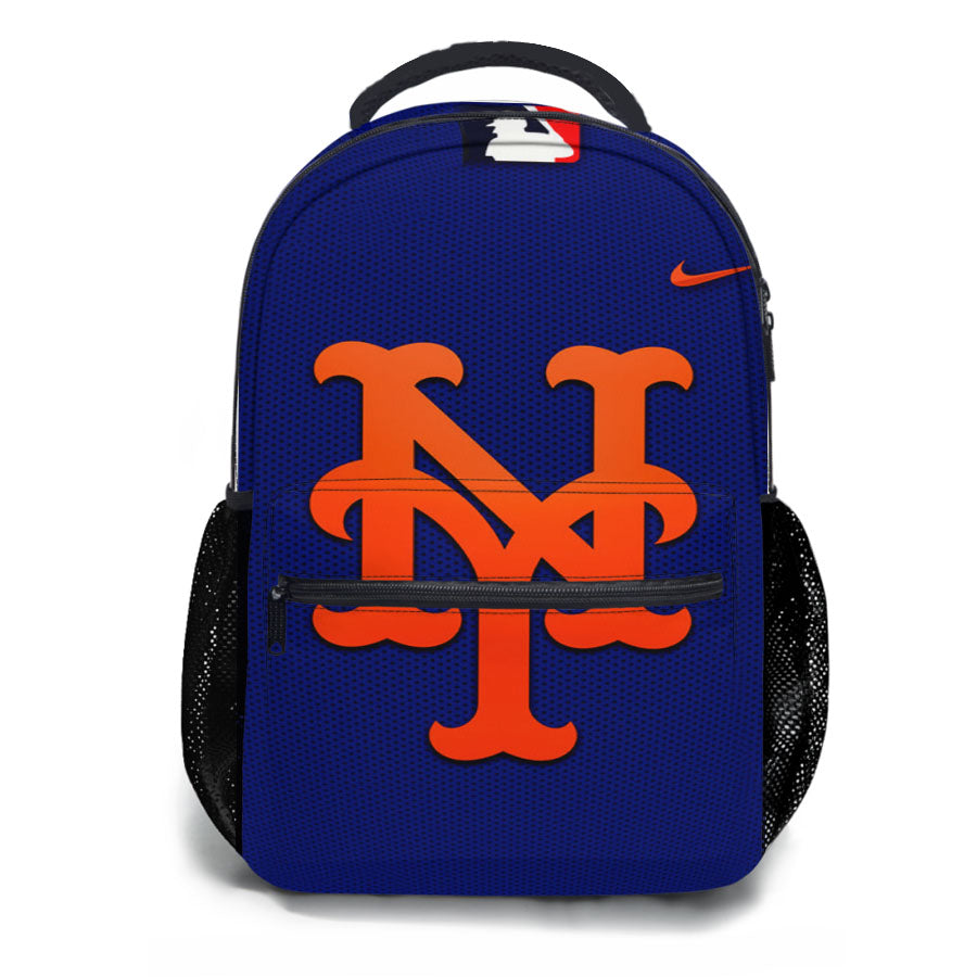 New York Mets Mlb Logo 9786 School Backpacks