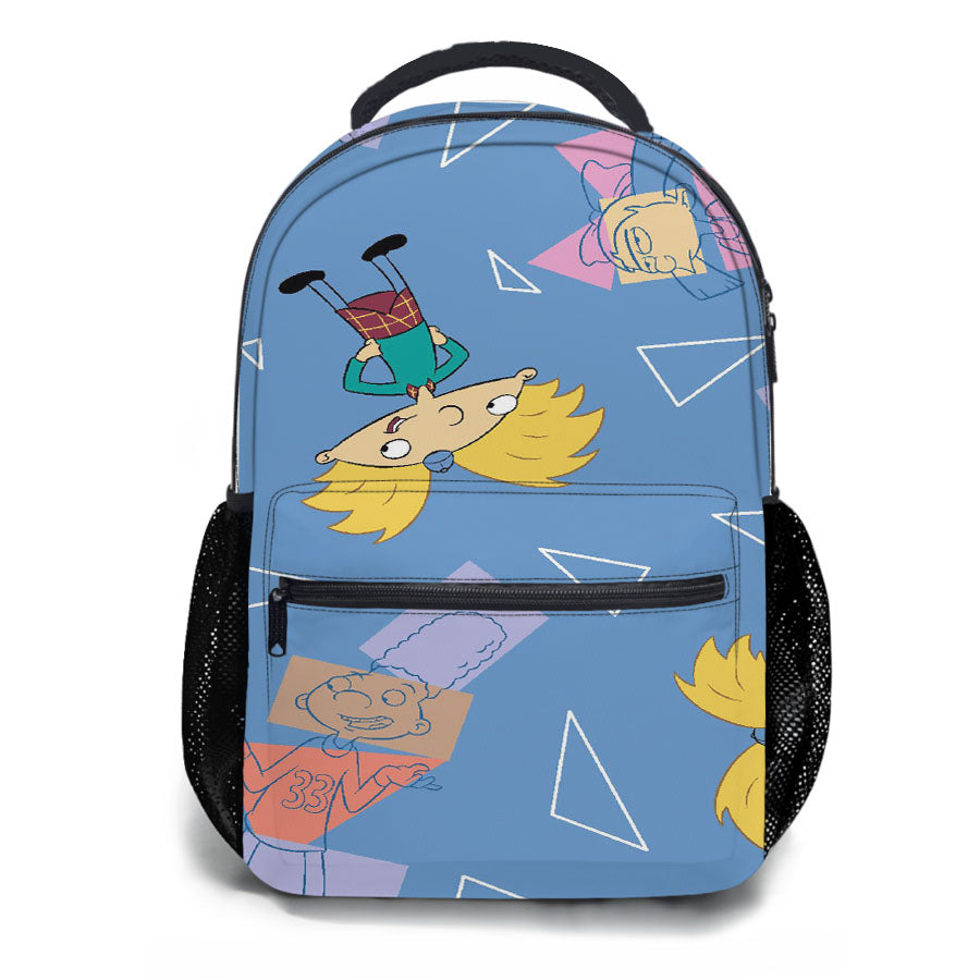Nickelodeon Hey Arnold Pattern School Backpacks