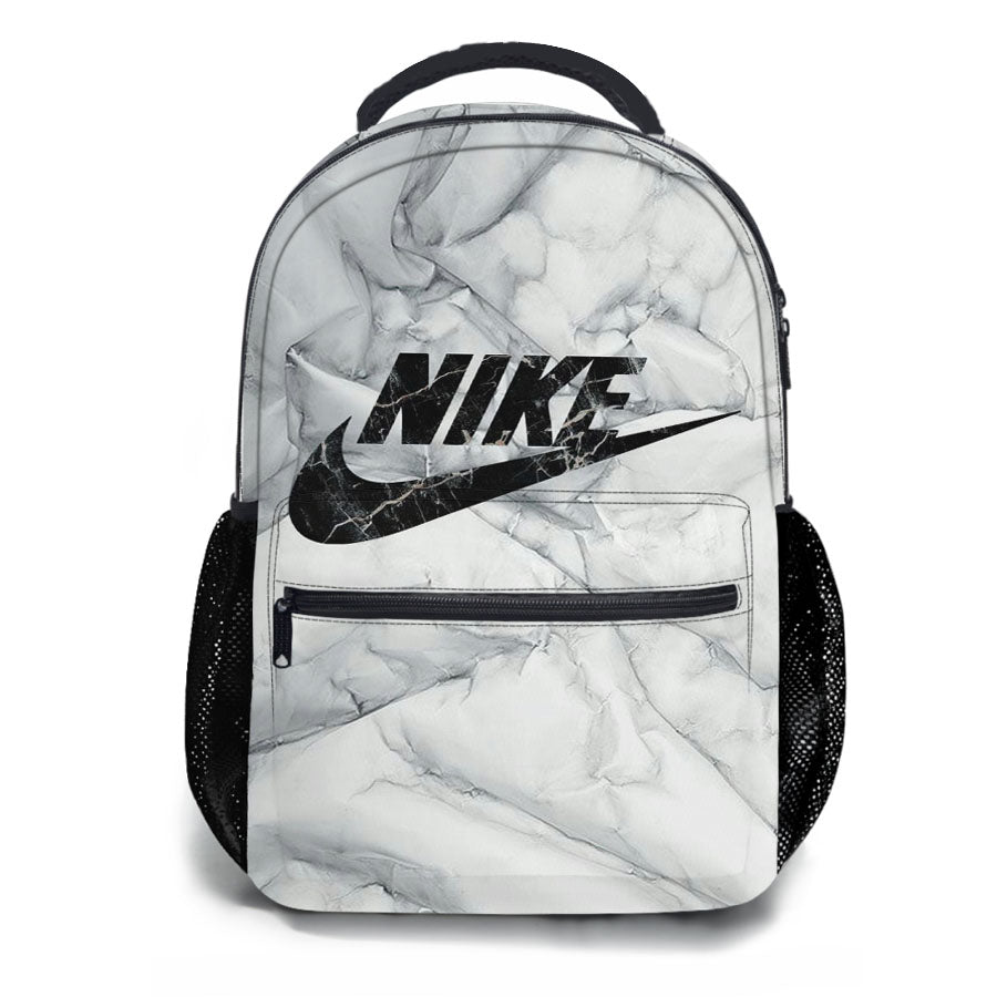 Nike Art White Glossy School Backpacks