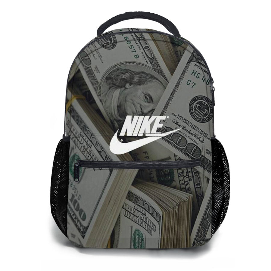 Nike Dollars Background School Backpacks