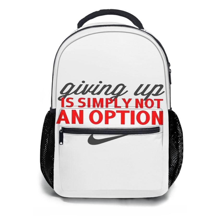 Nike Giving Up Is Simply School Backpacks