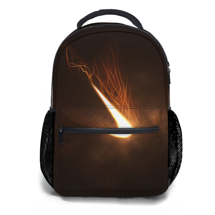Nike Logo Fire Mode School Backpacks