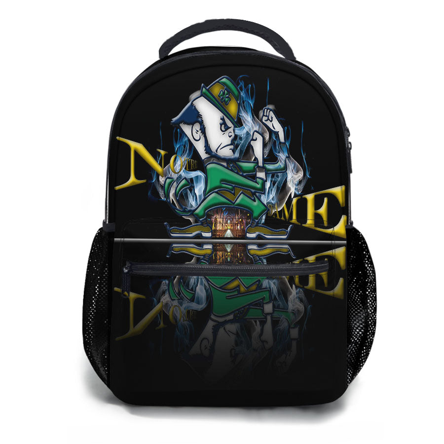 Notre Dame Fighting Irish Black School Backpacks