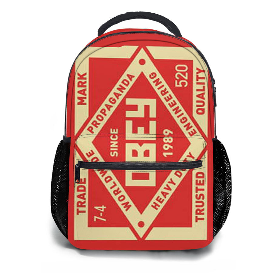 Obey Logo School Backpacks