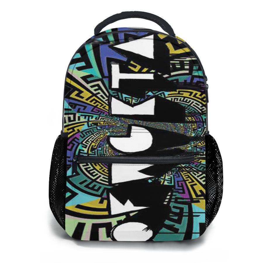 Odd Future Logo Pattern School Backpacks