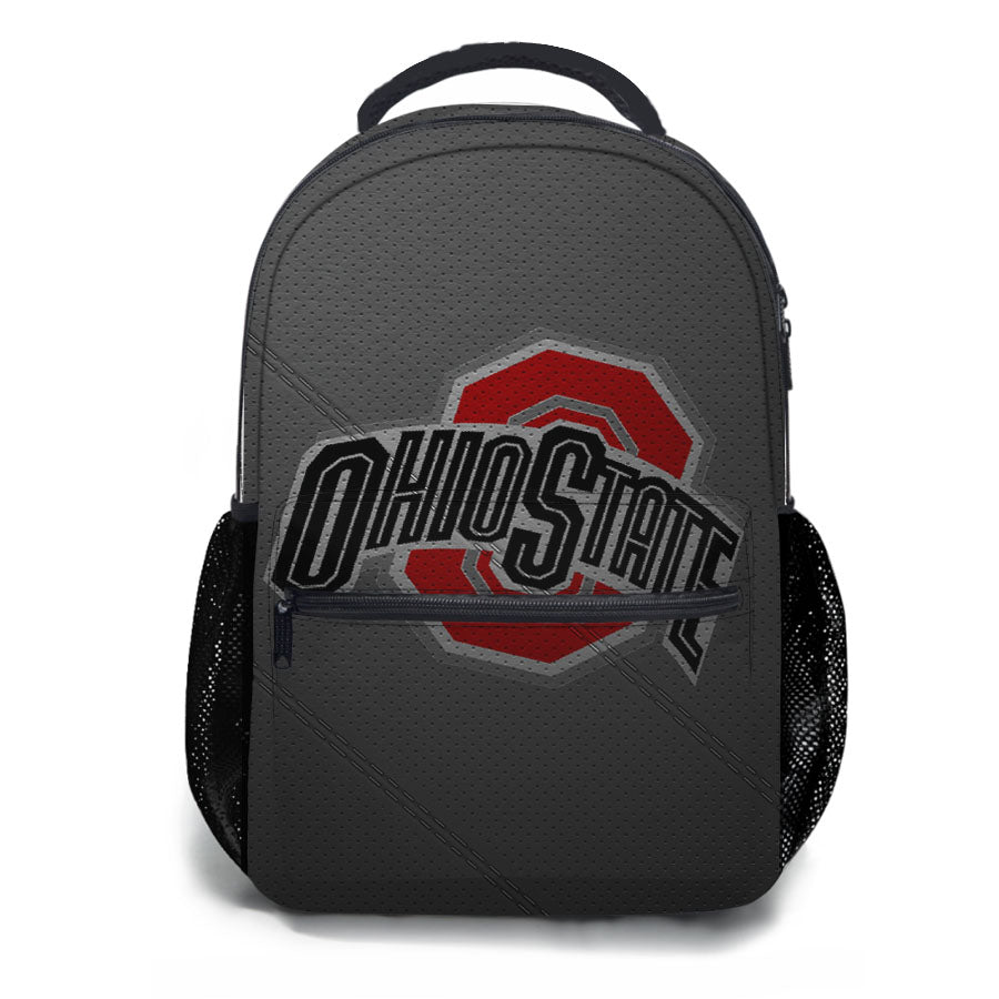 Ohio State Buckeyes Football Texture School Backpacks