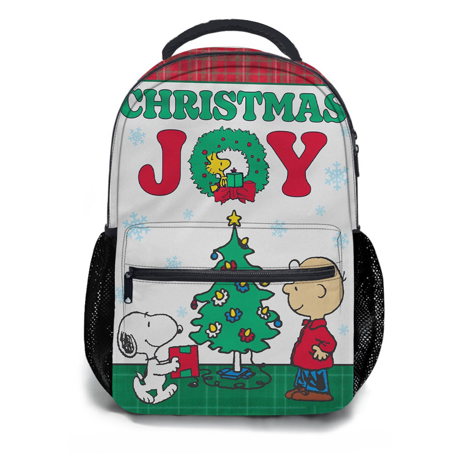 Peanuts Christmas Joy School Backpacks