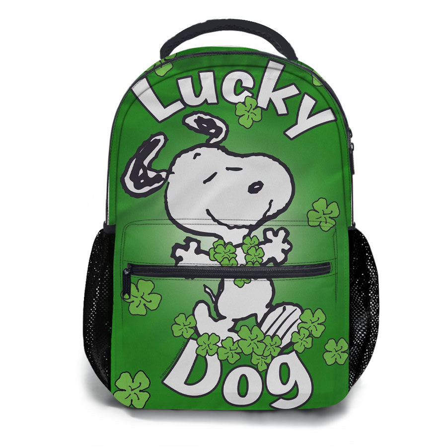 Peanuts Clover Dancing Snoopy School Backpacks