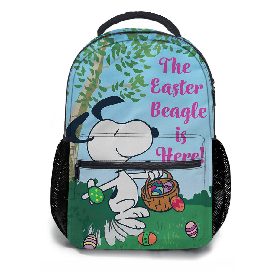 Peanuts Easter Beagle Is Here Snoopy School Backpacks